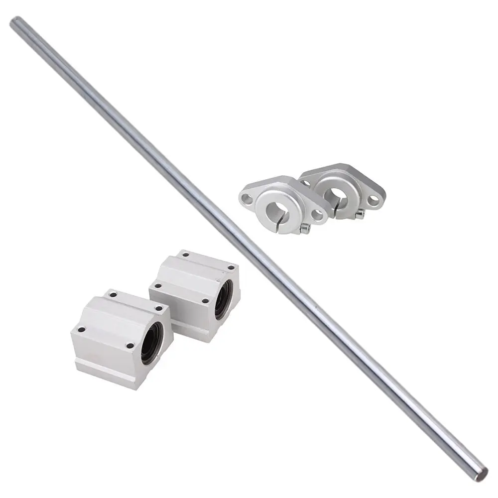 Вертикальная скользящая втулка диаметром 12 мм и оптическая ось линейного вала 500