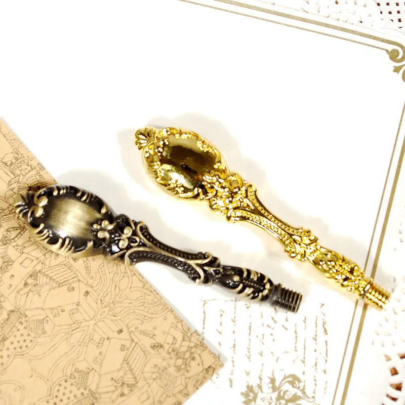 1 шт. роскошный благородный воск печать металлическая ручка без медной головки