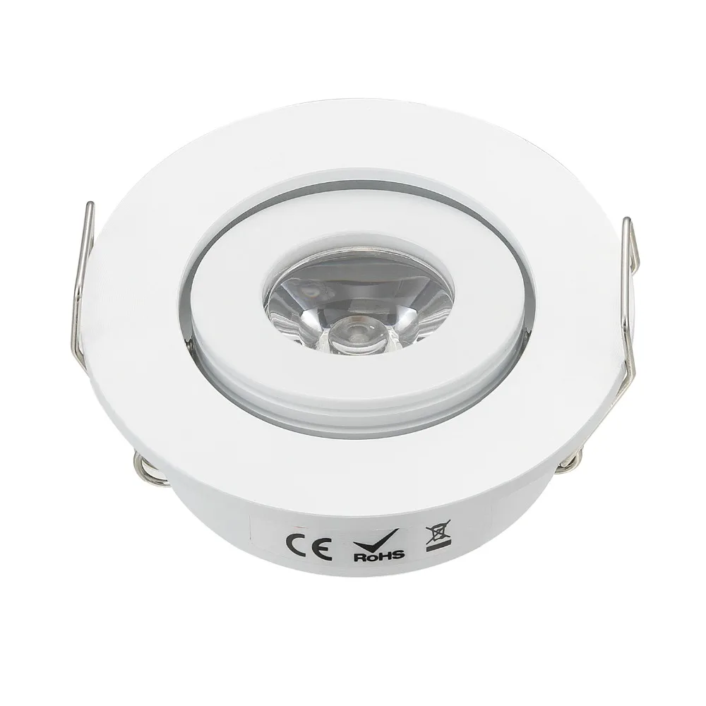 (Упаковка из 10) DC12V 3W Bridgelux светодиодный белые круглсветодиодный ные лампы под