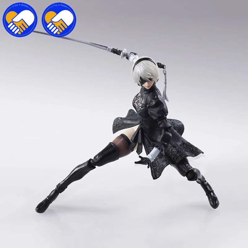 10-15 см NieR Automata jorha № 2 Тип B 2B Боевая фигурка ПВХ игрушки коллекция кукла аниме мультфильм модель рождественские подарки