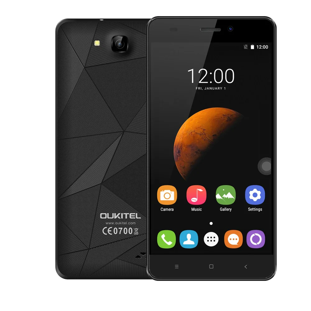 Oukitel C3 Мобильного Телефона Android 6.0 MTK6580 Quad Core Смартфон 1 Г RAM 8 ROM 5.0 &quotHD Экран 3 WCDMA
