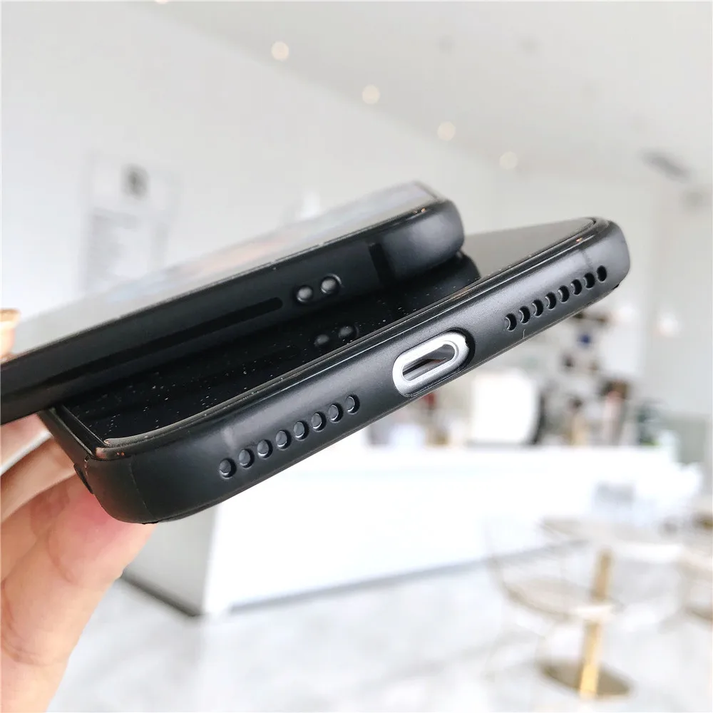 Светящийся чехол для iphone 7 Plus 6S 6 8 X XS MAX 6Plus XR Lunar Earth moon Planet стеклянная задняя крышка