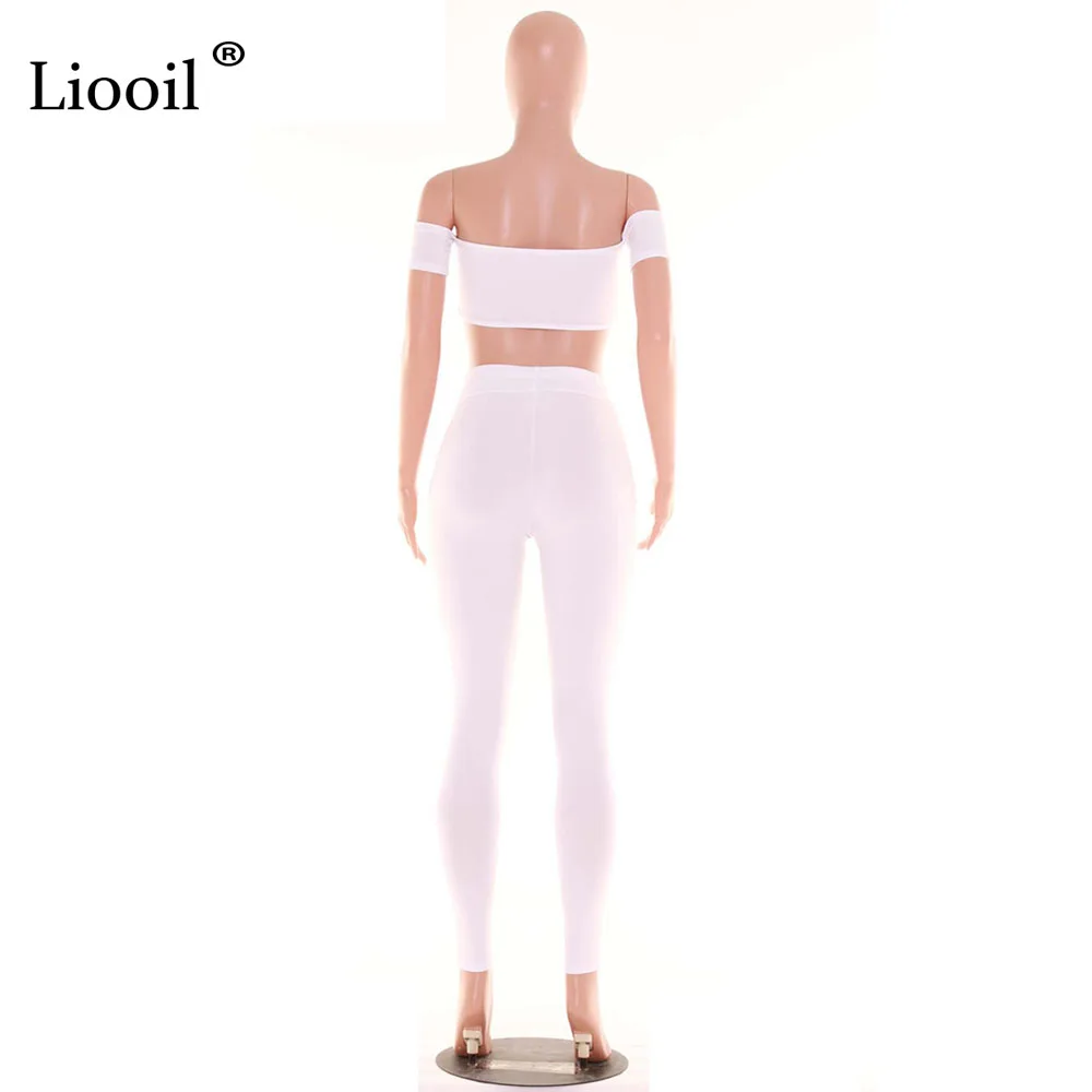 Liooil, летние, из двух частей, облегающие комбинезоны, сексуальные, на шнуровке, с открытыми плечами, открытые, женские комбинезоны, черные, с коротким рукавом, обтягивающие, клубная одежда