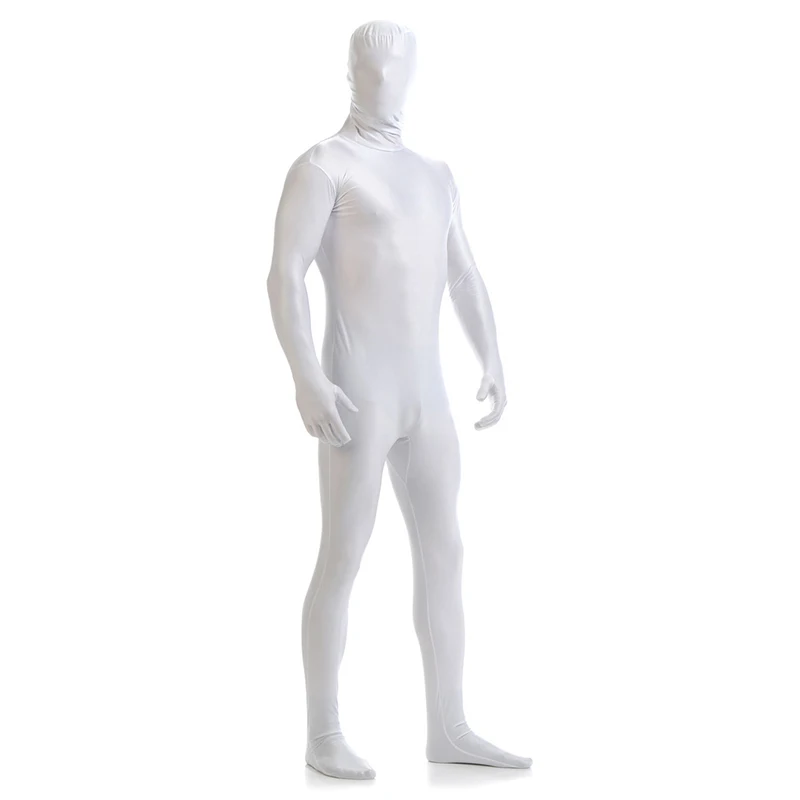 Ainclu 24h настроить для взрослых и детей белый спандекс Zentai костюм мужчин зеленый