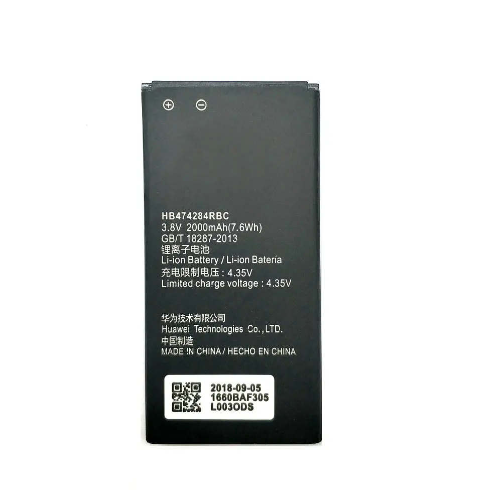 2019 новый высококачественный аккумулятор 2000 мАч HB474284RBC для Huawei Honor 3C C8816D Y635 G521