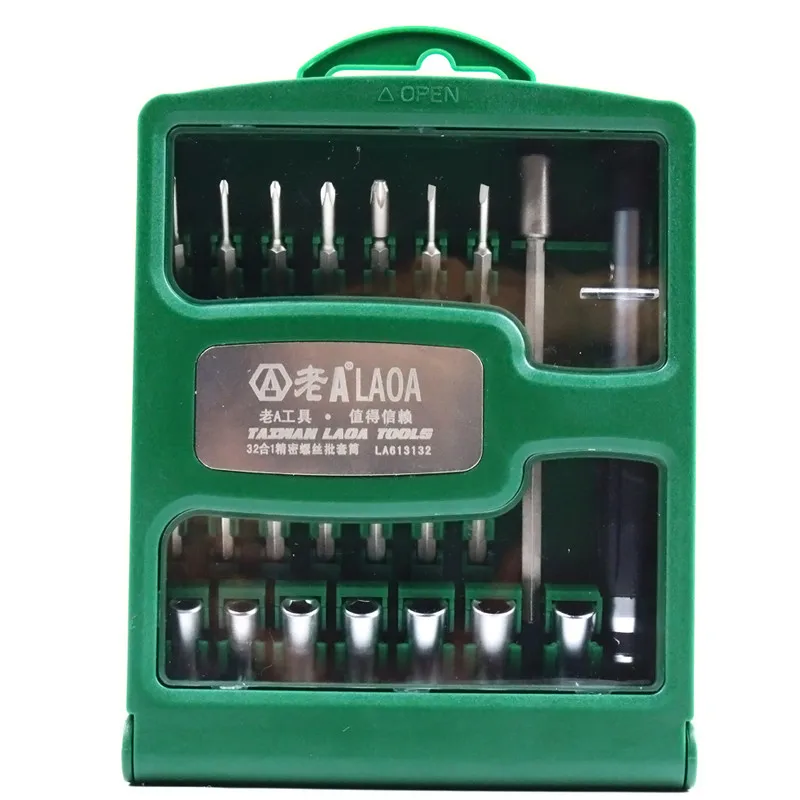 

32 in 1 S2 Precision Screwdrivers multifunction pricise screw driver set tools repair for Iphone 7 cellphone laptop watch