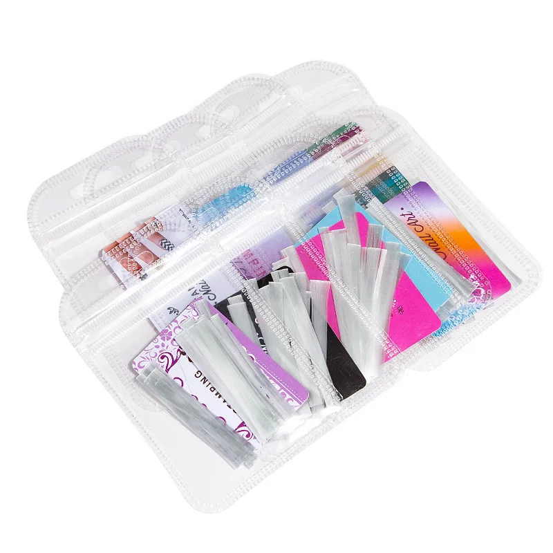 5.5cm*10pcs Fiberglass Nail Extension+1Pcs Scraper Silk Fiber Extension Form Tips Manicure Salon Tool Set | Красота и здоровье