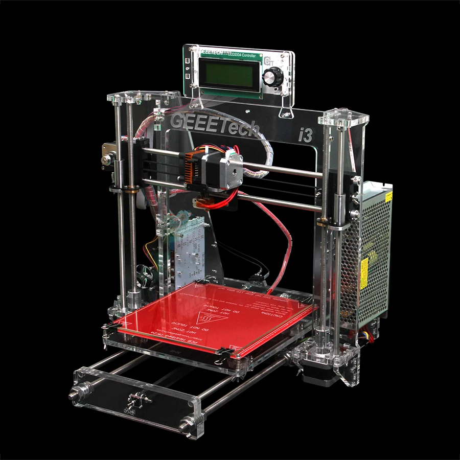 Новейший Geeetech i3 3D принтер прозрачная акриловая рамка Impressora DIY Набор машина 5