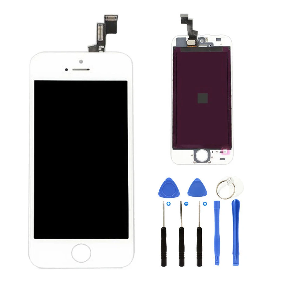 Для iphone 5 s экран AAA + качество заводской ЖК-дисплей часть 5G Apple 5S SE 6 6s сенсорный