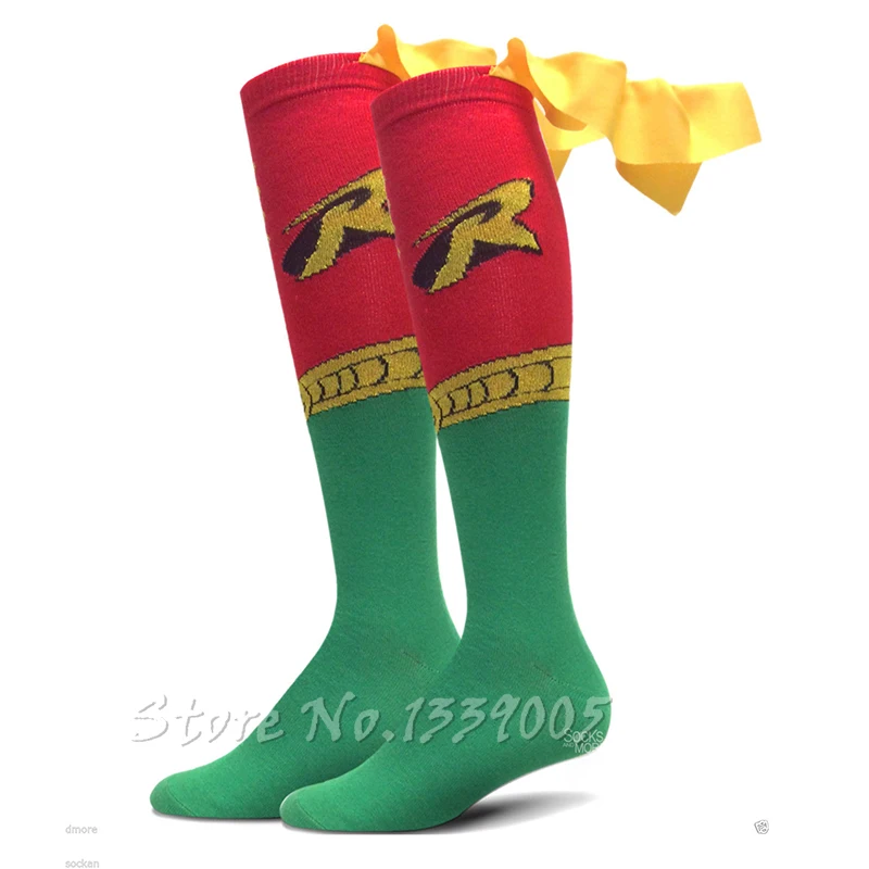 Супермен чудо женщина Супергерой носки Робин Бэтмен Супермена персональные для