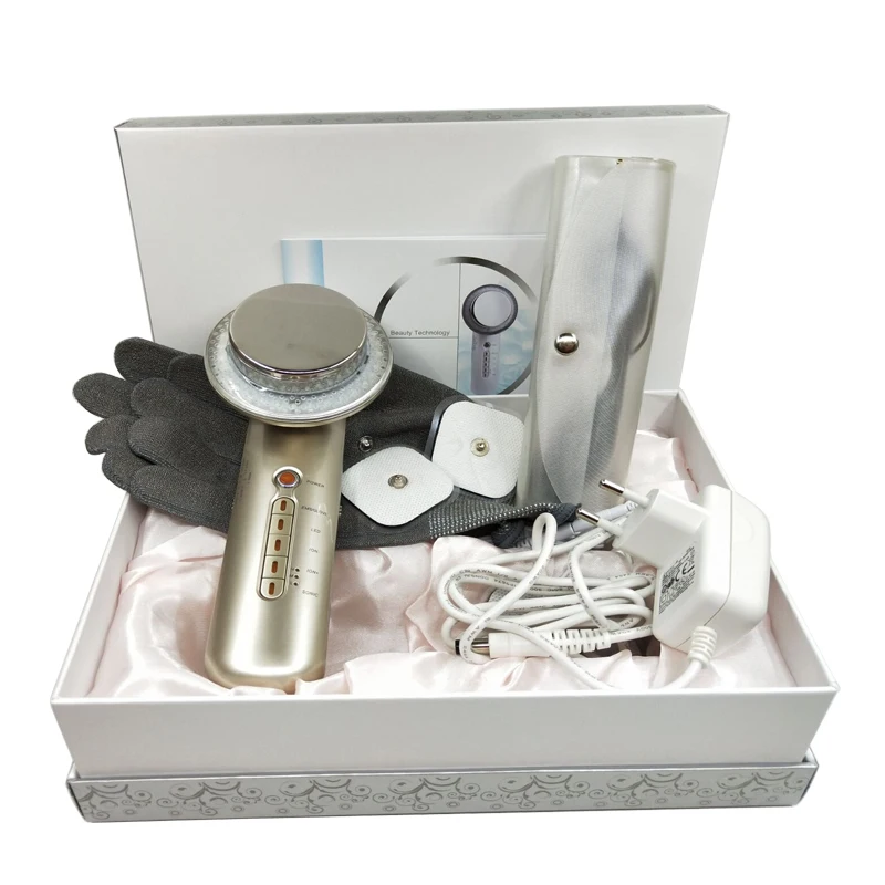 

6 IN 1 Galvanic Current Body Spa Ultrasonic Fat Burner Weight Loss Skin Tighten Firming EMS Body Slimming System Instruments