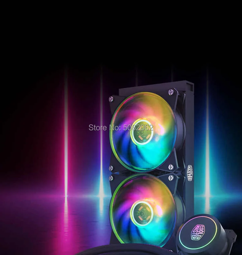 Cooler Master MLW-D24M-A16PA-C1 B240 ARGB cpu кулер для воды двойной 120 мм адресуемый RGB вентилятор cpu жидкостное охлаждение для Intel/AMD