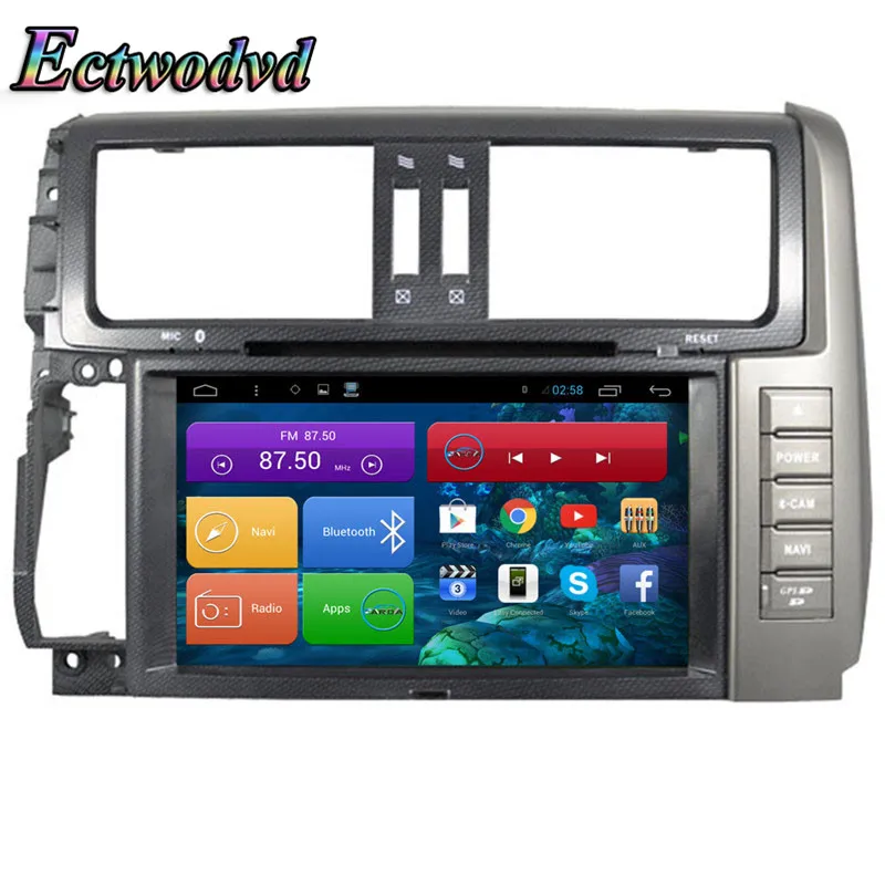 Ectwodvd 8 дюймов Восьмиядерный Android 1/четырехъядерный 7 1 автомобильный DVD gps для Toyota