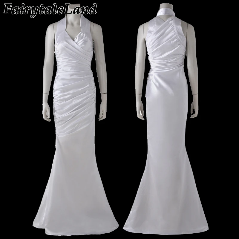 Lunafreya Nox Fleuret платье Final Fantasy XV Lunafreya Nox Fleuret Coplay костюм для взрослых белое вечернее платье без рукавов для женщин