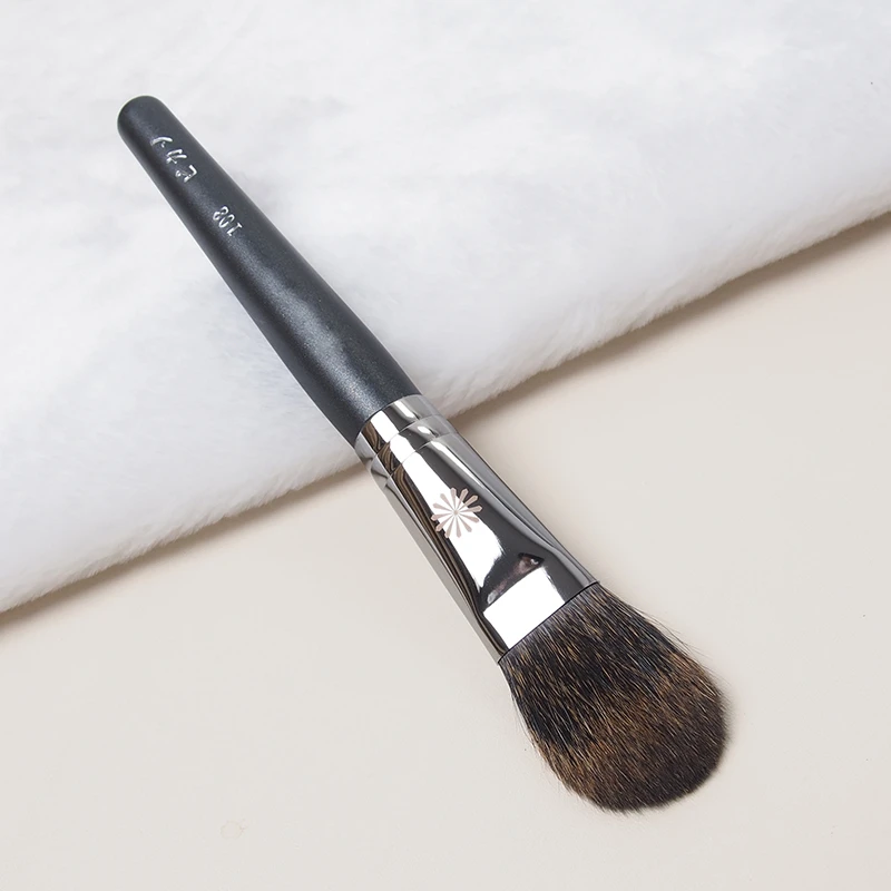 

High-end Blusher Brush #108 Soft Dense Squirrel Hair Highlighter Shadow Contouring Sculpting Makeup Brush Korean Beauty