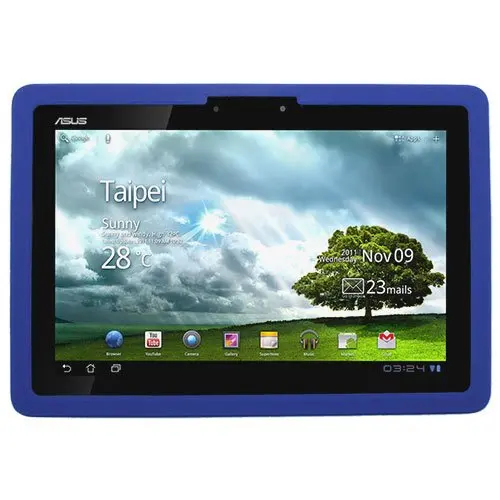TF201 case Skymall Silicone Skin Cover Case for Asus Eee Pad Transformer Tablet Black Pink Blue Clear |