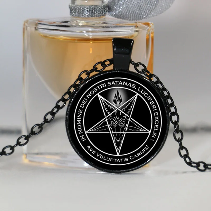 Модные ювелирные изделия Сладкая пентаграмма Baphomet арт Логотип Подвески