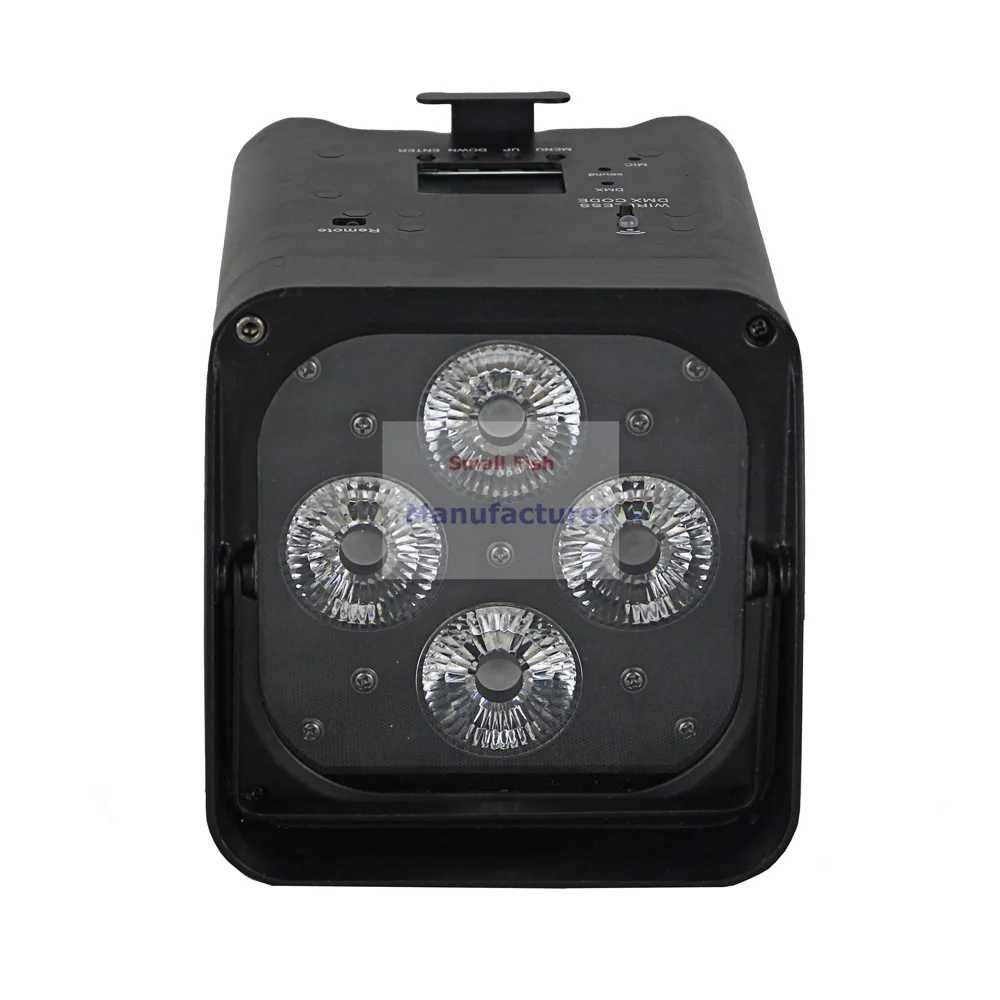 8xlot IR Remote/Wi Fi портативный Uplight 4x10 Вт RGBWA UV 6 в 1 батарея беспроводная сценическая