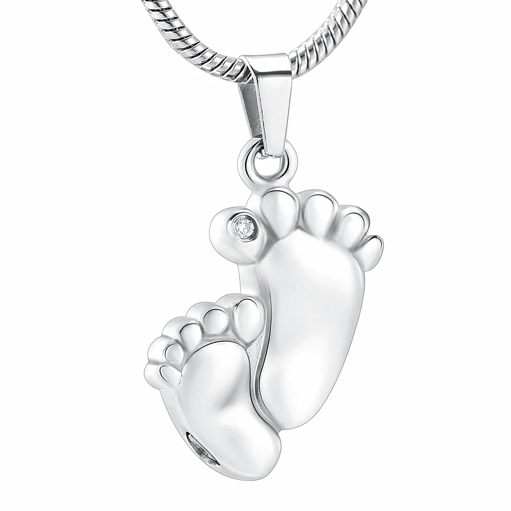 Памятные ювелирные изделия для ног Keepsake Human ожерелье кремации 316L нержавеющая