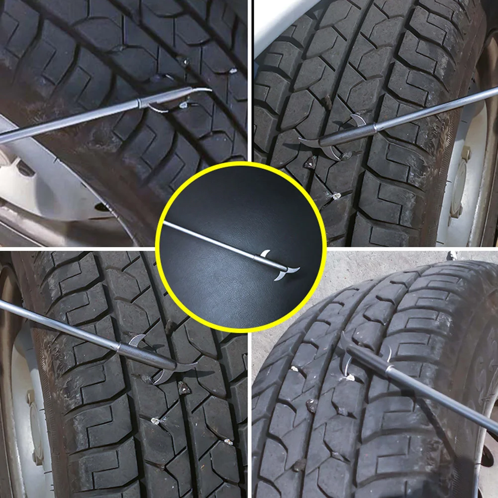 Инструмент для очистки автомобильных шин гравий чистки крючка из нержавеющей