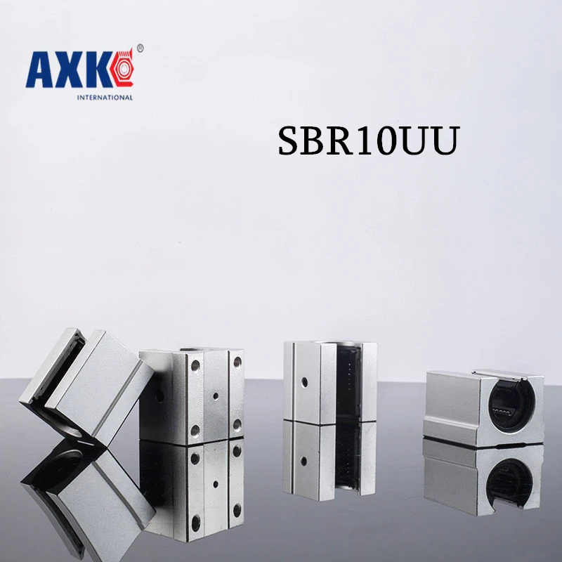 Подшипник Axk Бесплатная доставка 1 шт. Sbr10uu Алюминий блок 10 мм линейного движения
