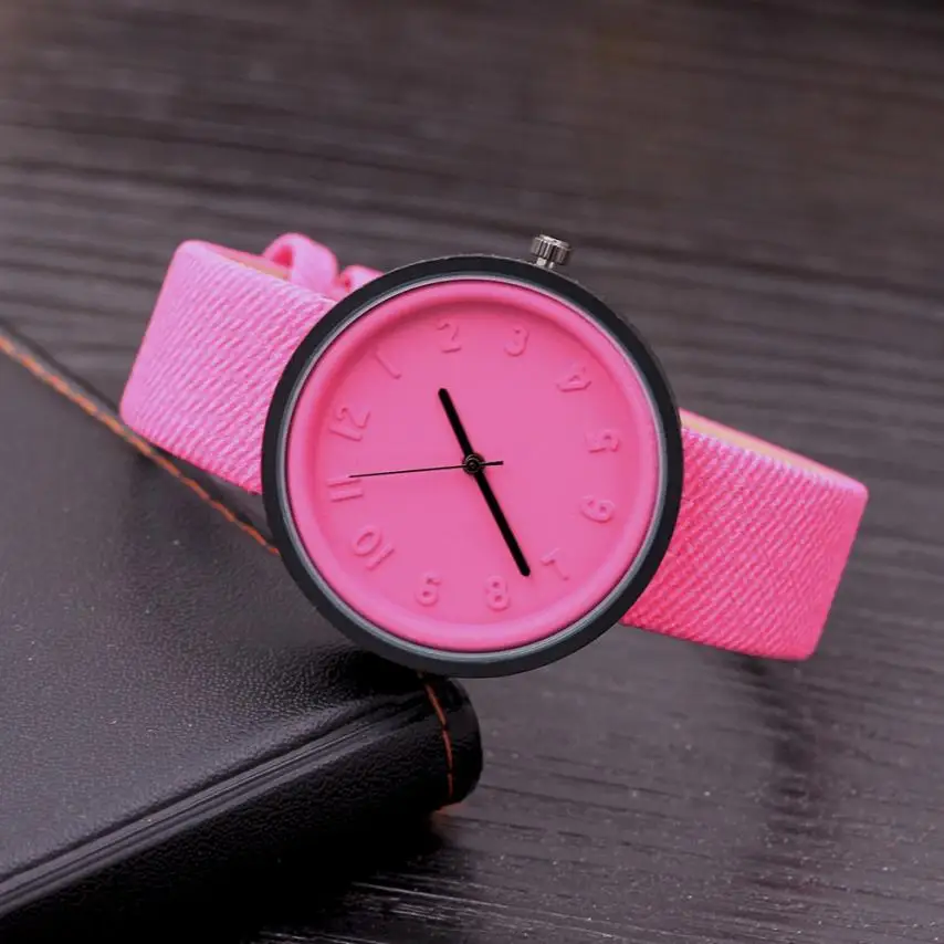 

2018 Women Watches Simple Fashion Quartz Canvas Analog Wrist Watch Ladies Bracelet Watch Hot Sale relogio feminino #D