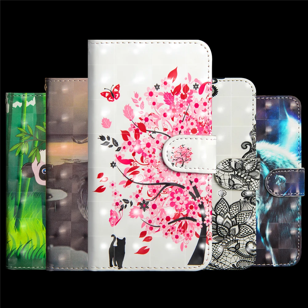 

3D Color Painting for Sony Xperia XZ3 Case Flip Leather Wallet Cover for Sony Xperia XZ3 Phone Cases