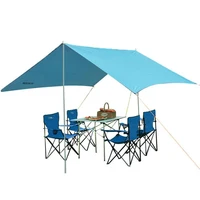 flytop 300cm290cm outdoor awning tent camping shade gazebo for garden single beach sun canopy shelter picnic equipment
