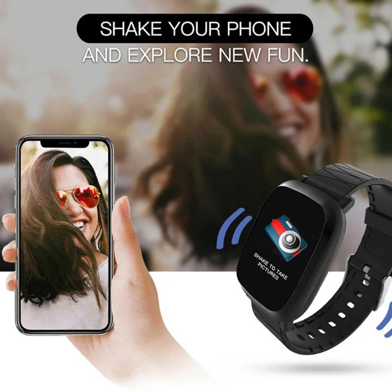 Wearpai Bluetooth Smart часы Для мужчин M30 с Цвет Экран цифровые спортивные Фитнес трекер