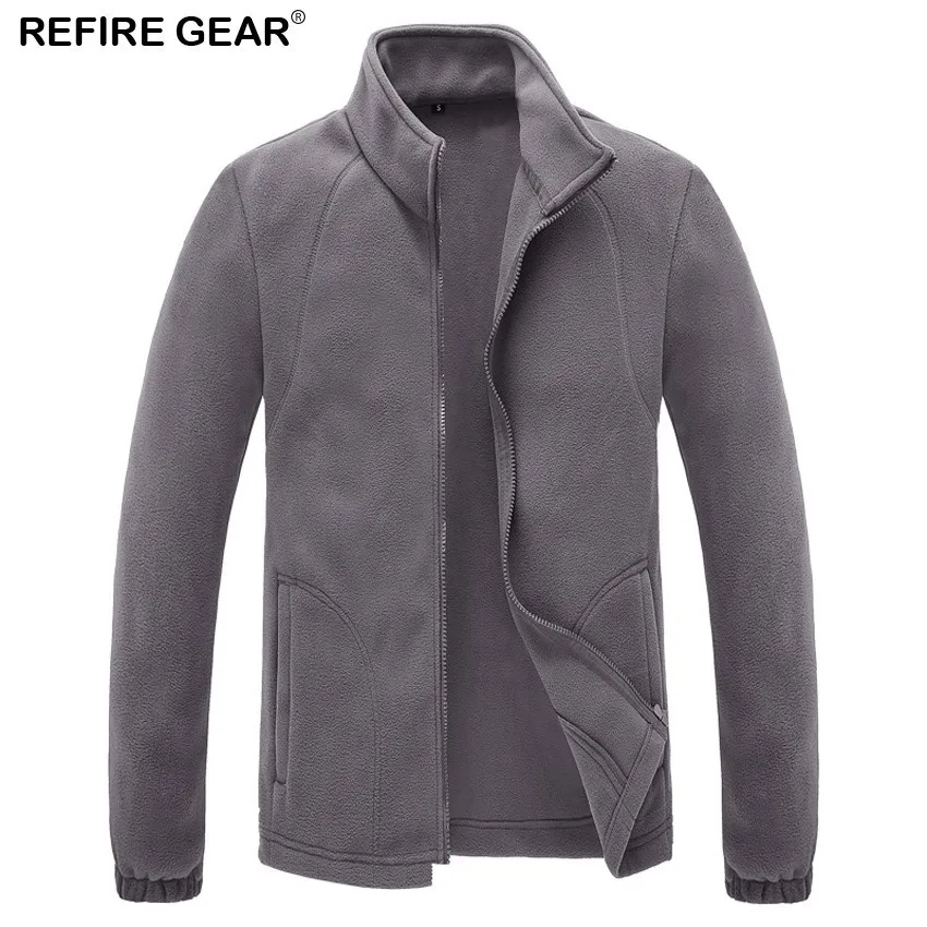 Мужская и женская зимняя флисовая куртка Refire Gear уличная спортивная теплая