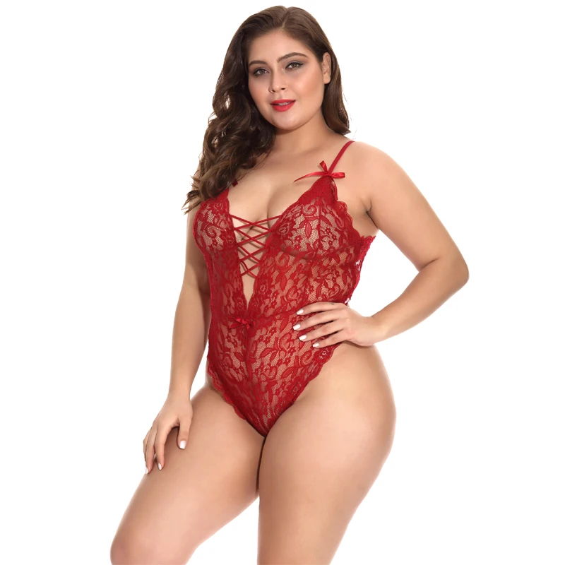 Женские Кружевные ночные рубашки сексуальное нижнее белье ночная рубашка 4XL |