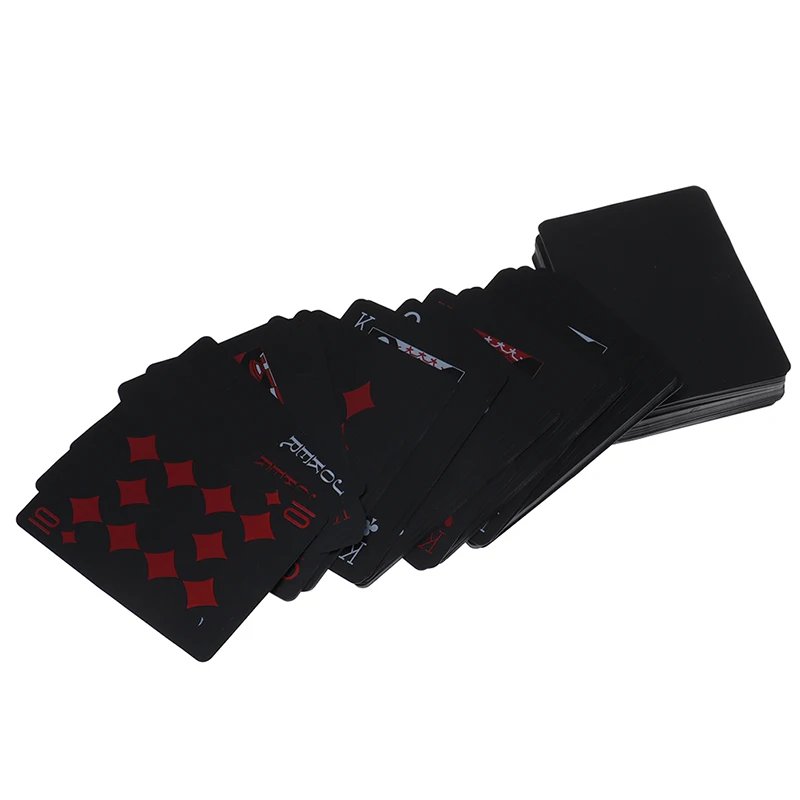 

1Set Professional PET Metal Feel Poker Waterproof Playing Cards Games Magic Tricks Kids Toys for Children Magicians Props Adult