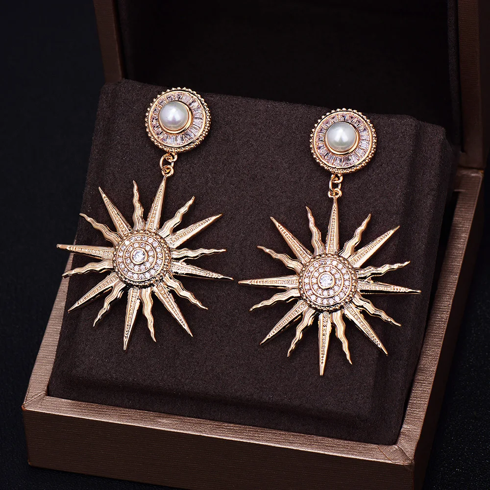 Женские серьги GODKI длинные с кисточками и кристаллами из фианита|wedding earrings|bridal