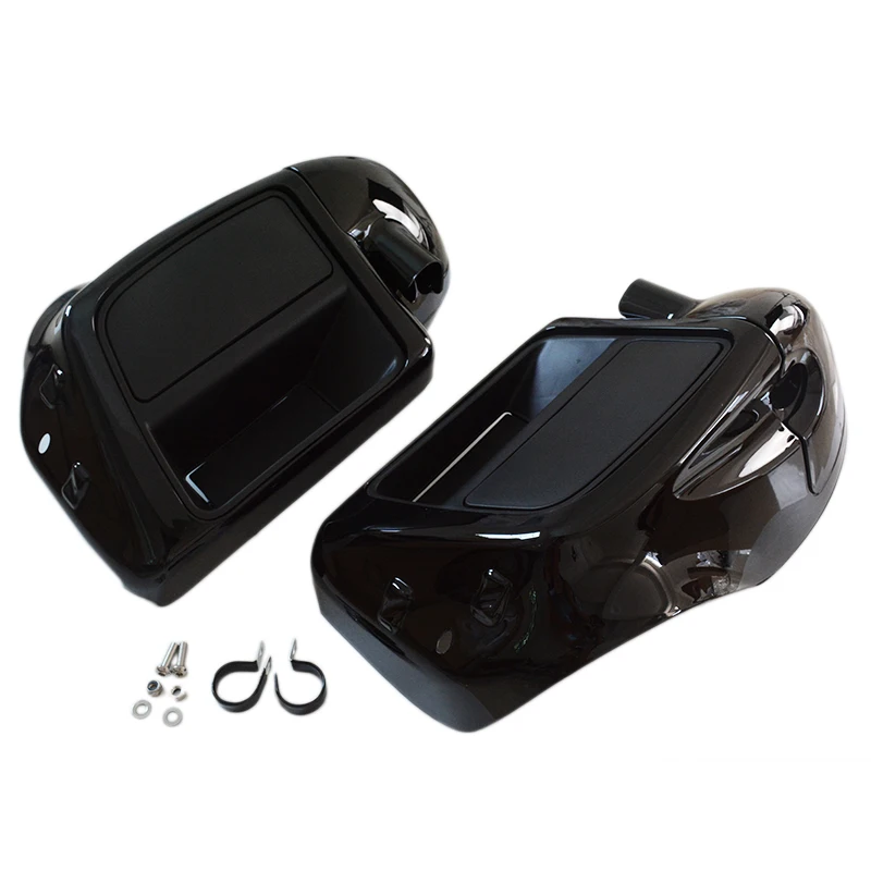 Новый мотоцикл яркий черный нижний вентилируемый обтекатель гетры для 2014 2015 2016