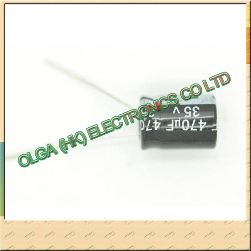 В 35v470uf электролитический конденсатор Размер 10x3 новый двойной Корона