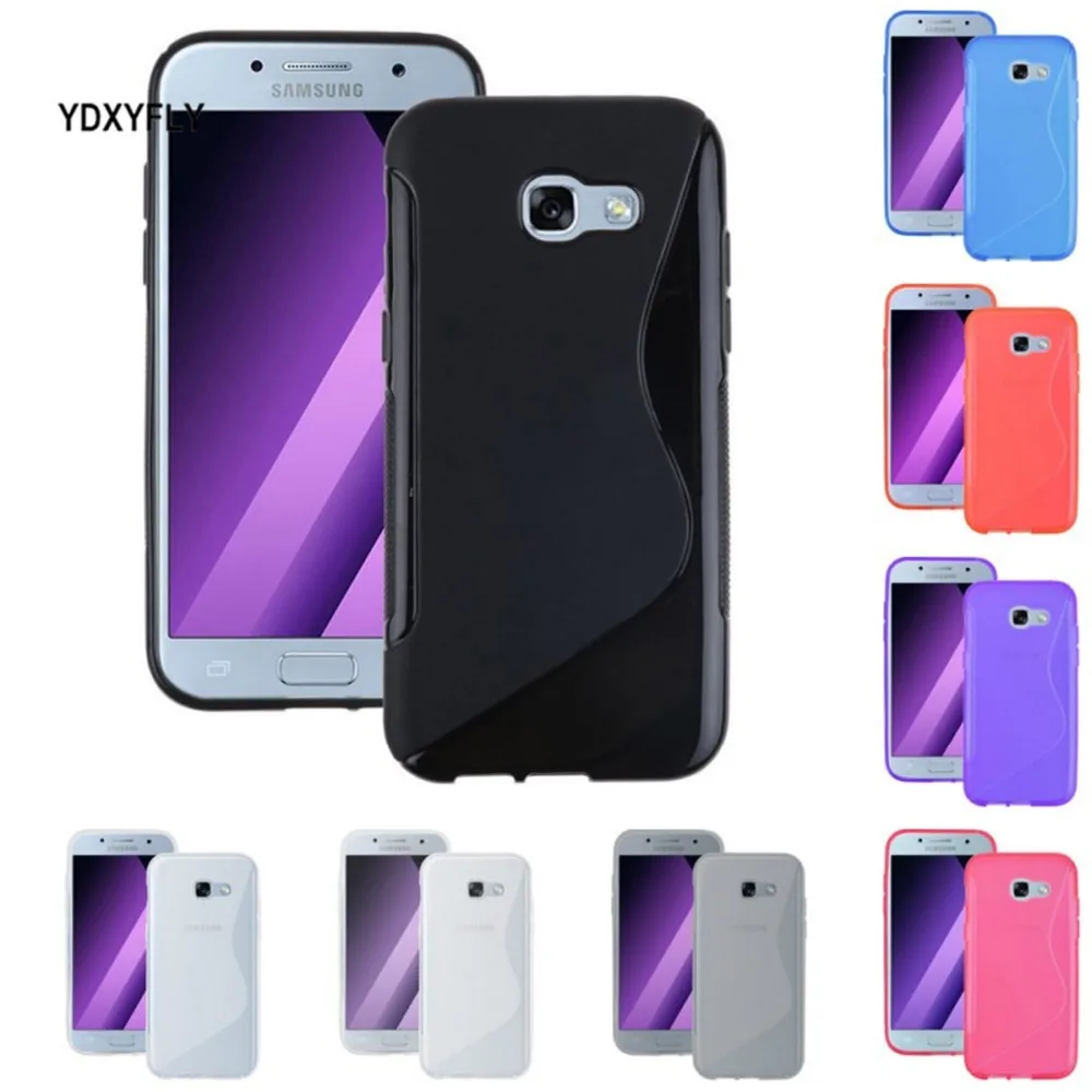 Гибкий чехол для samsung Galaxy A3 A5 A7 2016 2017 A320 A520 A720 S линии ТПУ A310 a510 A710 Резина Матовая