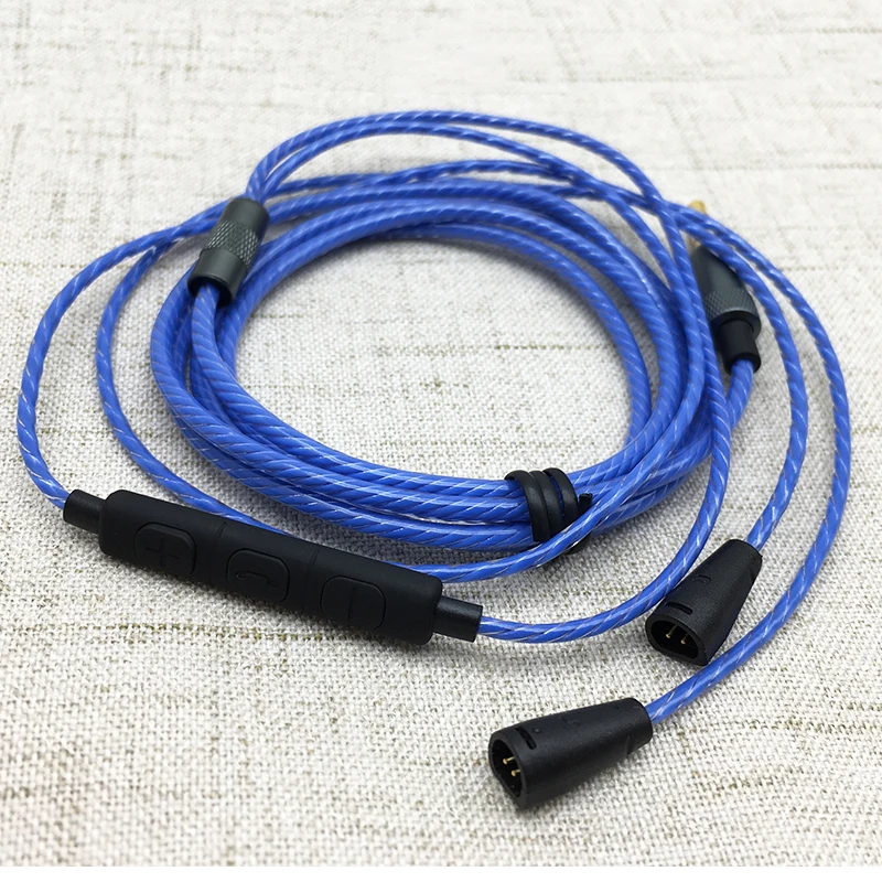 DIY IE80 кабель для наушников Sennheiser IE8 IE8i Сменные одинарные Кристальные медные