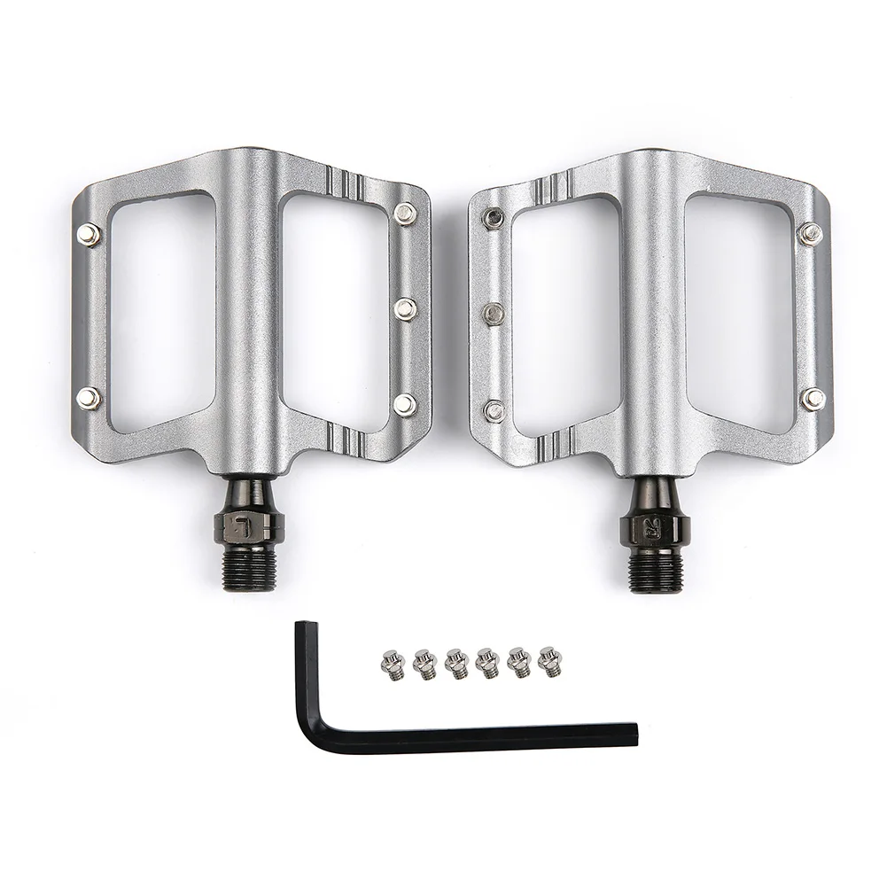 

1Pair Mountain Bike Pedals Lightweight Aluminium Alloy Bicycle Pedals Replacement MC889
