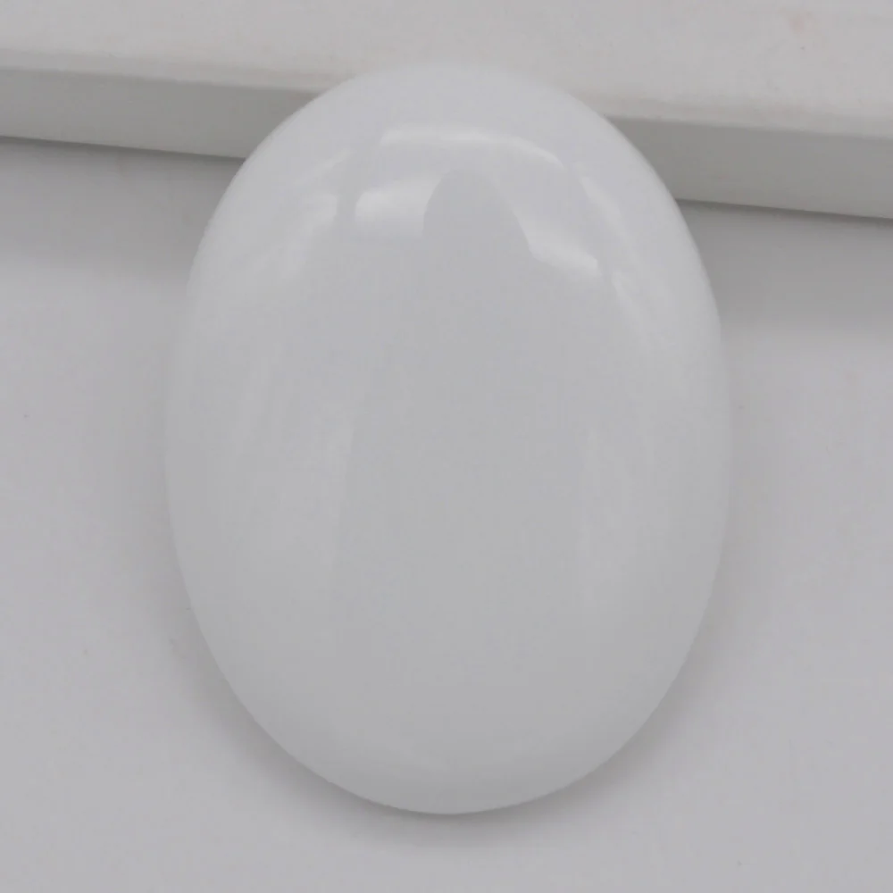 Ceramic Whiteware 40x30 мм Опал/кварц/Родонит/тигровый глаз/содалит/Лапис/камень/Песчаник/авантюрин/камень Сердолик Овальный Кабошон кабина драгоценный камень 1 шт - Цвет: Ceramic Whiteware