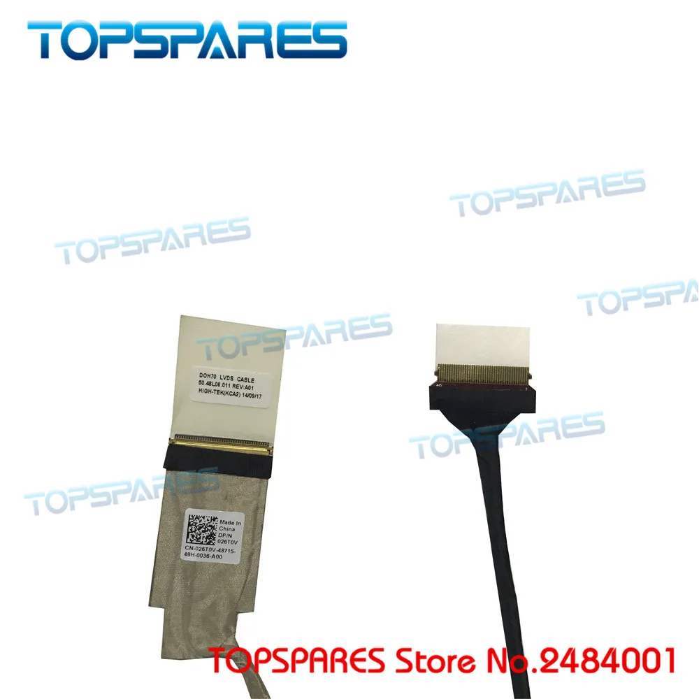 Новый экран ноутбука дисплей кабель для Dell Inspiron 7737 17 7000 DOH70 026T0V 50.48L06. 011 ЖК