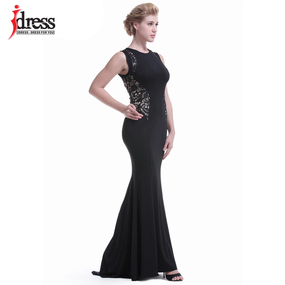 Женское вечернее платье макси IDress черное/синее/красное элегантное для
