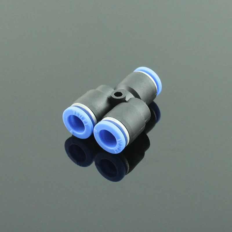 

PY Union Y type quick connector fittings PY 04/06/08/10/12 pneuamtic quick touch fittings vetley pneuamtic high quality