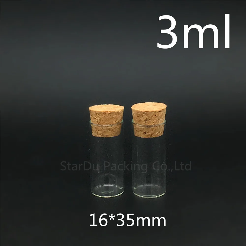 

Free Shipping 500pcs/lot Diameter 16mm Wishing Glass Bottle With Cork ,3ml High-quality Glass Vials Display Bottle Wholesale