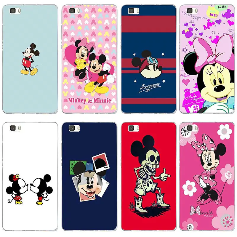 Lover Микки и Минни Маус Мышь Мягкий мобильный телефон Аксессуары для huawei P8 P9 P10 P20 Lite
