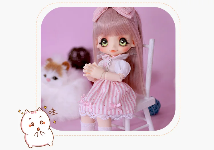 BJD SD Kinoko Juice Kiki 1/6 прекрасная утка Ree одна дополнительная рука YoSD тело Cocoriang модель игрушки для девочек Luts фигурки из смолы Oueneifs
