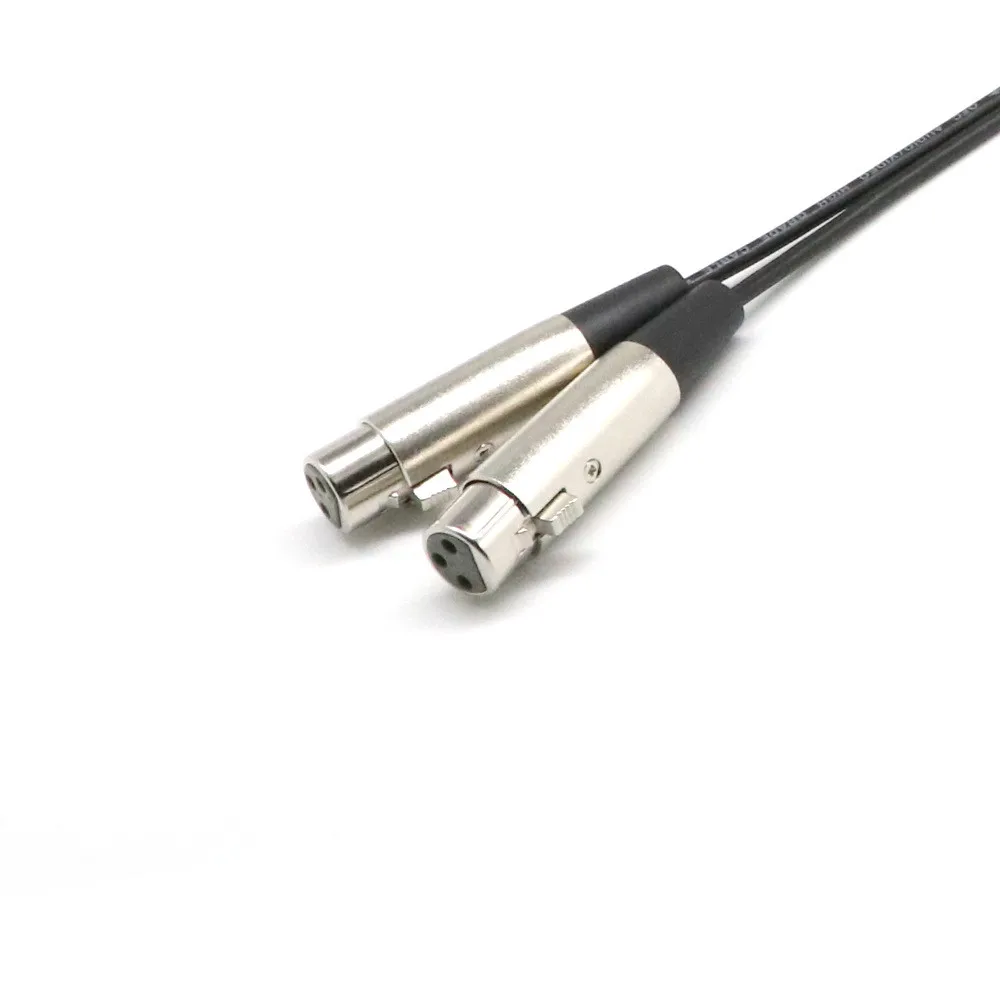 XLR для женщин RCA мужские кабели Новый сейсмический аудио 3 ноги двойной Двойной