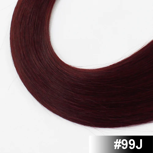 # 99J FOREVER HAIR 100 г/шт. 20 дюймов Натуральные Человеческие вплетаемые волосы Remy, Натуральные Прямые Волосы для наращивания, пучок уток, платиновый блонд, пряди - Цвет: # 99J