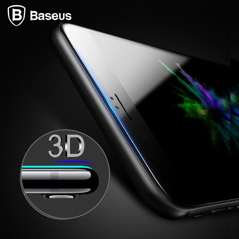 BASEUS 3D закаленное Стекло для Apple iPhone 7 0.3 мм Arc Плёнки Экран протектор Защитная iphone