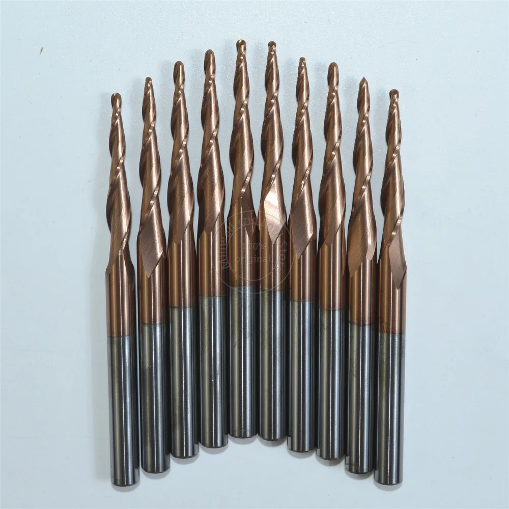 Бесплатная shipping-10PCS R1 * D6 30 5 80L 2F HRC55 Вольфрам с твердосплавным покрытием