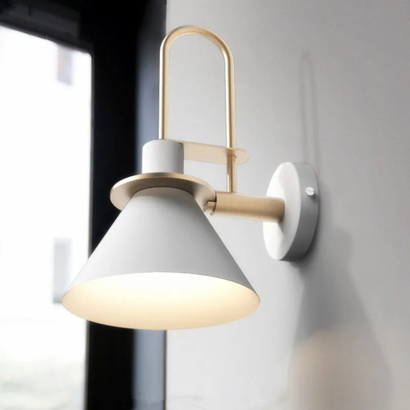 

Post modern Bderoom Bedside Wall Light Parlor Bathroom Wall Lamp Loft Decoration Wall Sconce Lighting Fixtures Nordic Luminaire